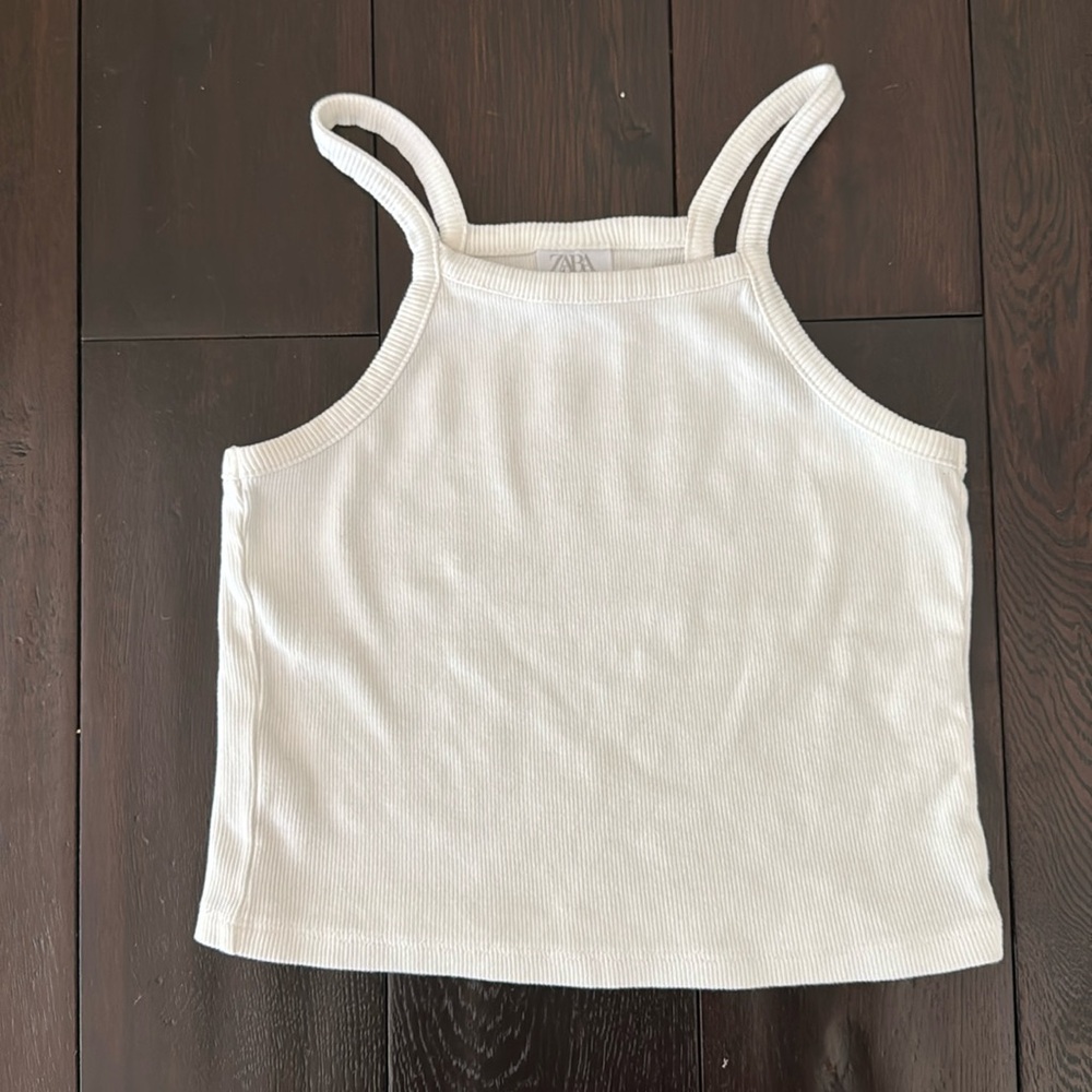 Zara girls classic tank top/cami